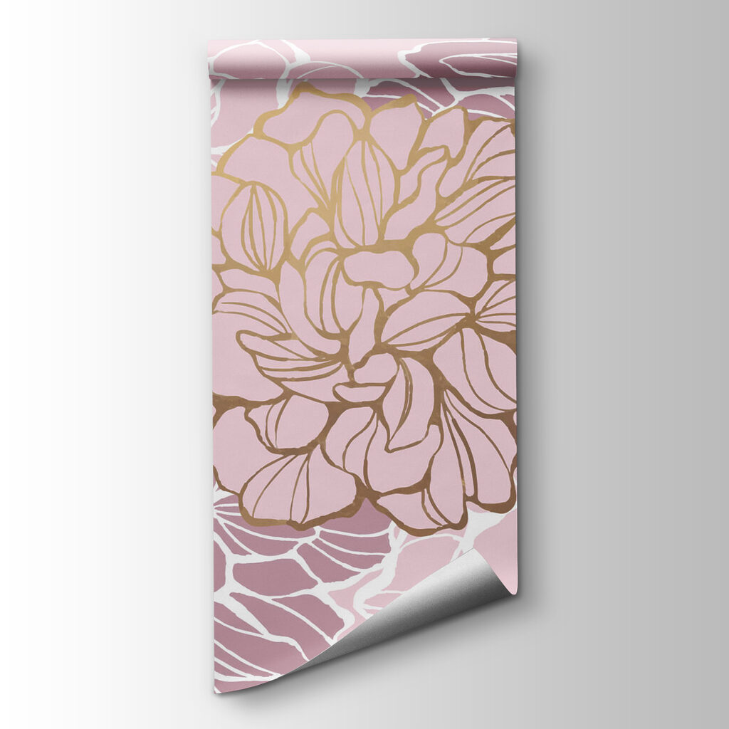 Pink and white flower