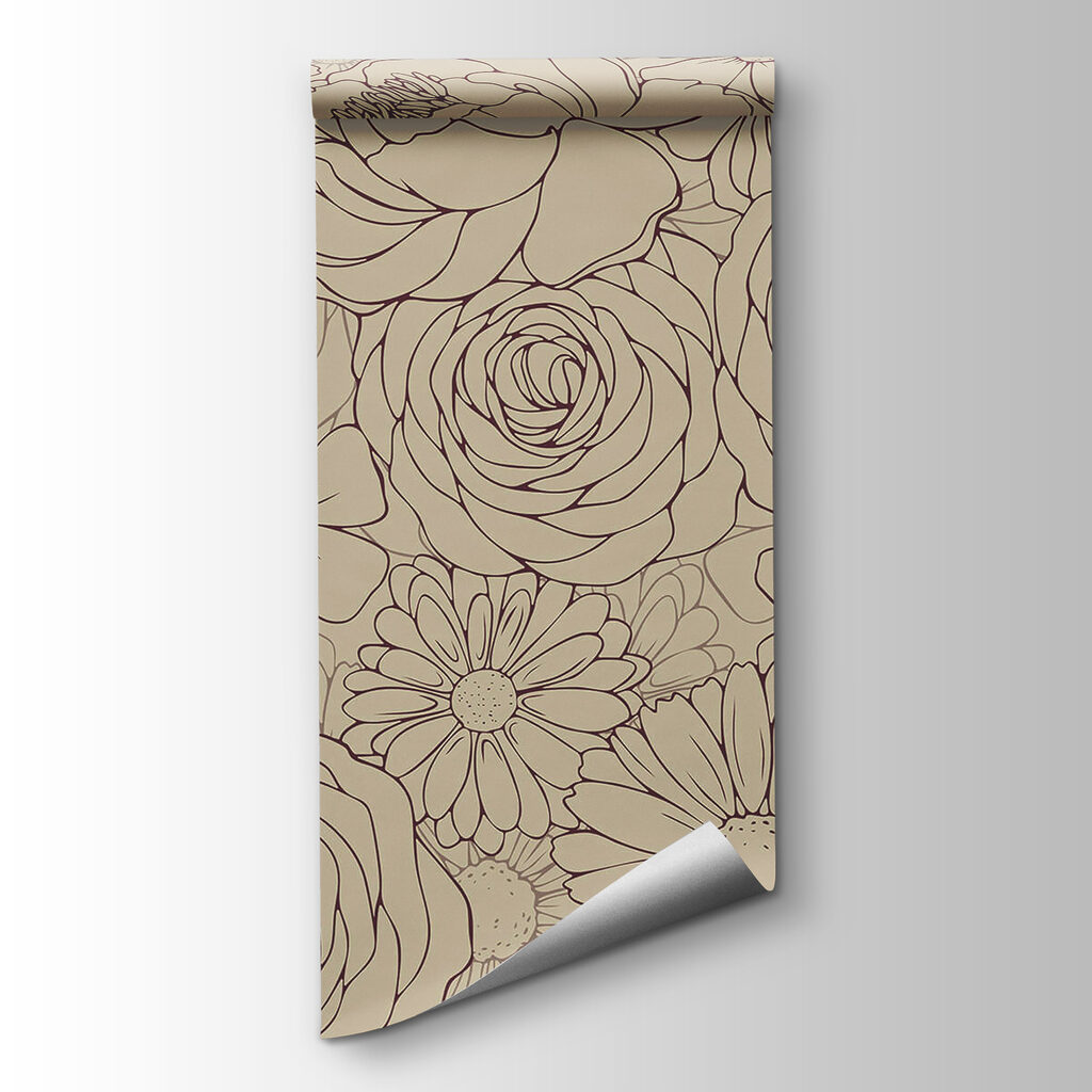 Floral pattern in soft hues