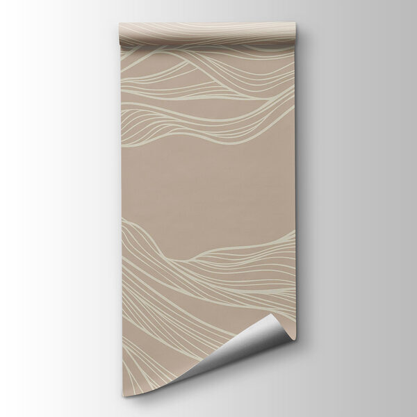 White lines on a brown background