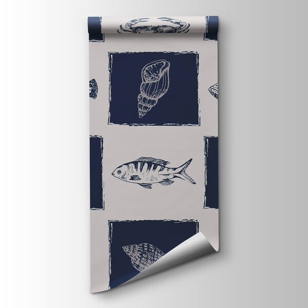 Pattern of sea creatures