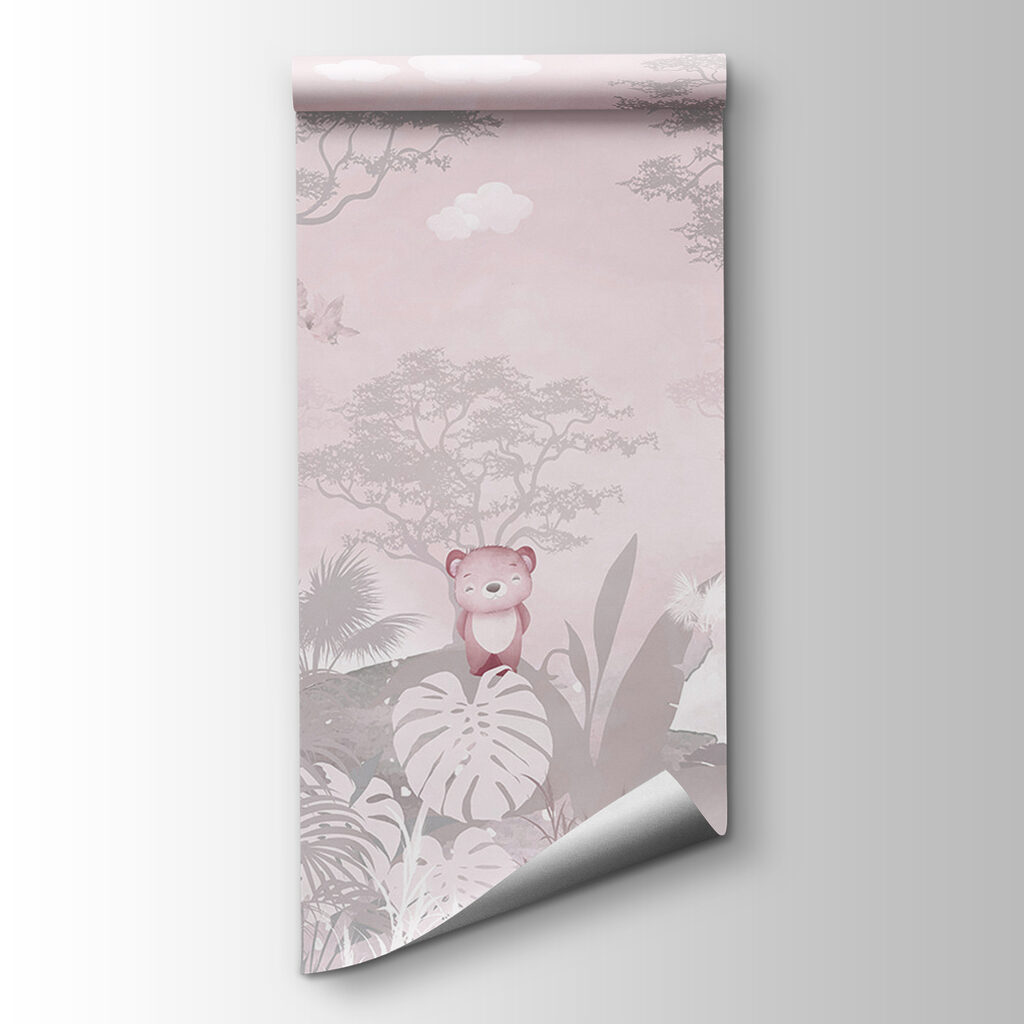 A group of animals in a forest