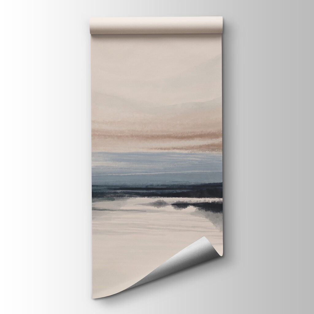 Watercolor painting of a lake Watercolor painting of a lake