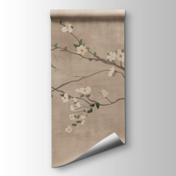 Tree branch with white flowers Tree branch with white flowers