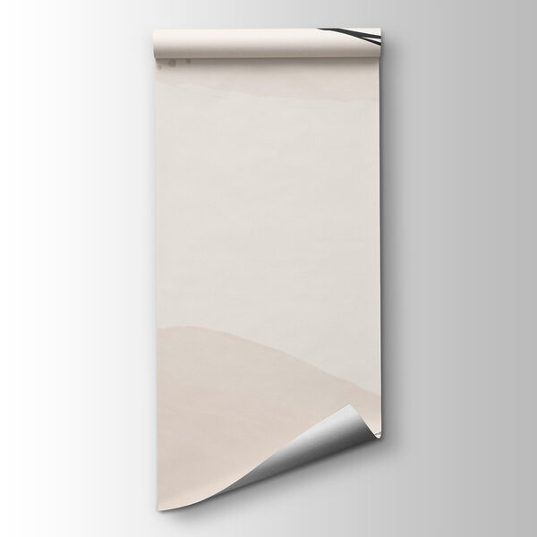 A white background with black and brown leaves