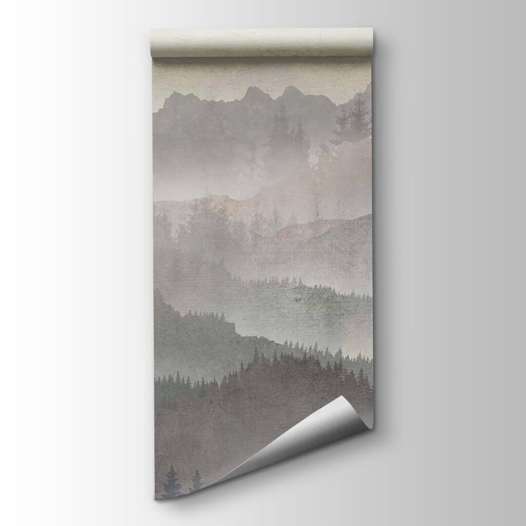 Birds flying over a mountain range