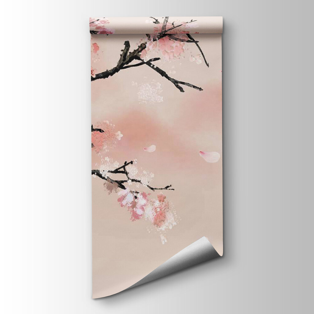 Tree branch with pink flowers Tree branch with pink flowers