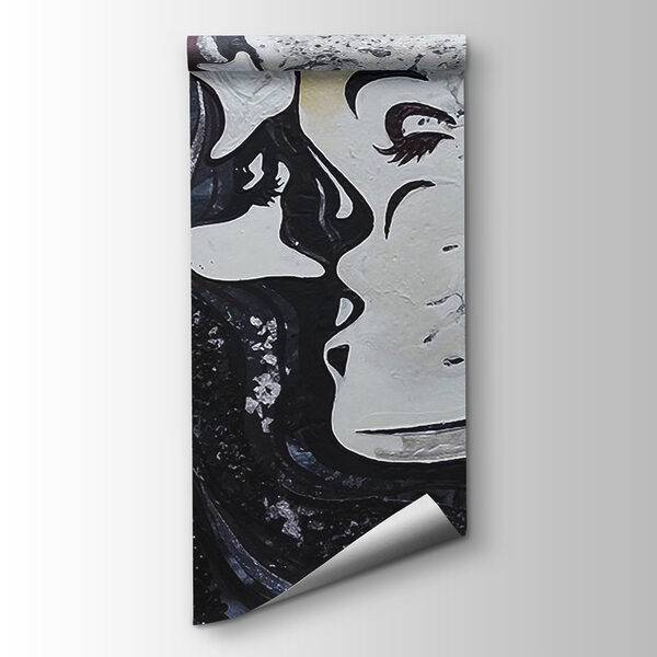 Painting of a woman's face