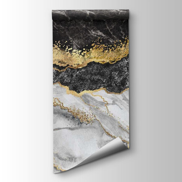 Marble Elegance with Glittering Accents Marble Elegance with Glittering Accents