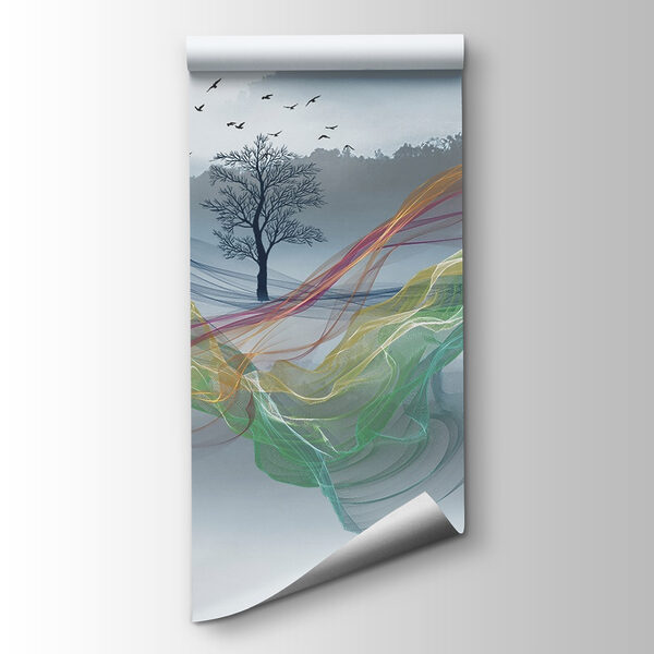 Colorful waves in the sky Colorful waves in the sky