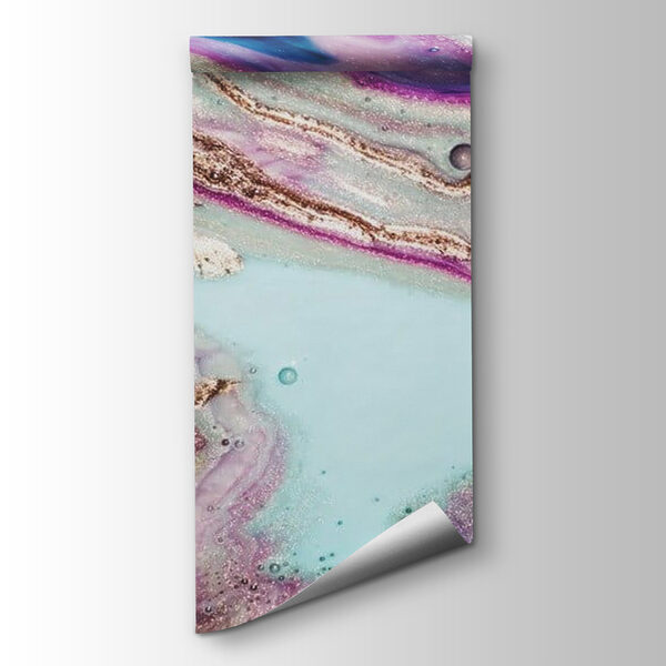 Abstract waves of color and texture