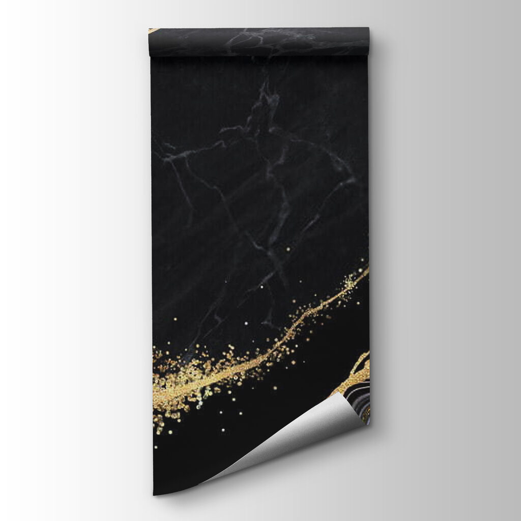 Elegant swirls in midnight and shimmer Elegant swirls in midnight and shimmer