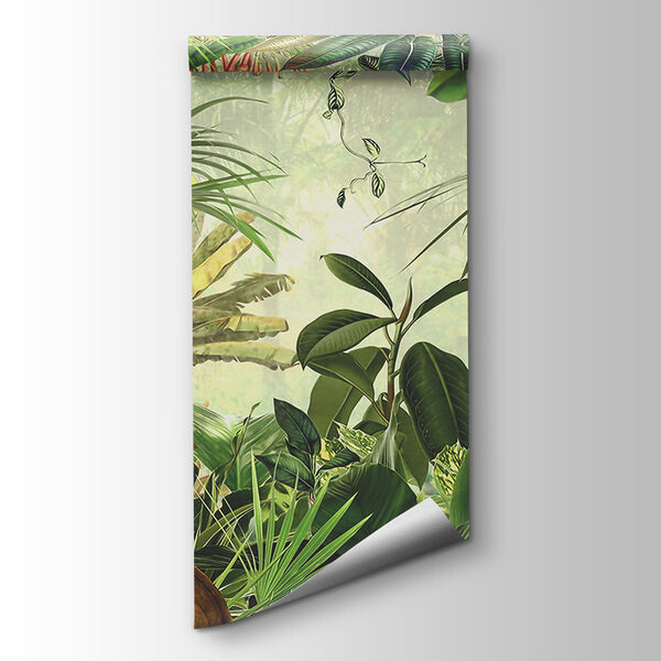 Painting of a tropical forest Painting of a tropical forest
