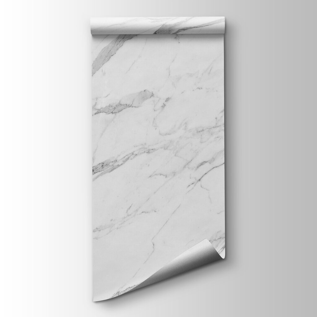 White marble with black veins White marble with black veins