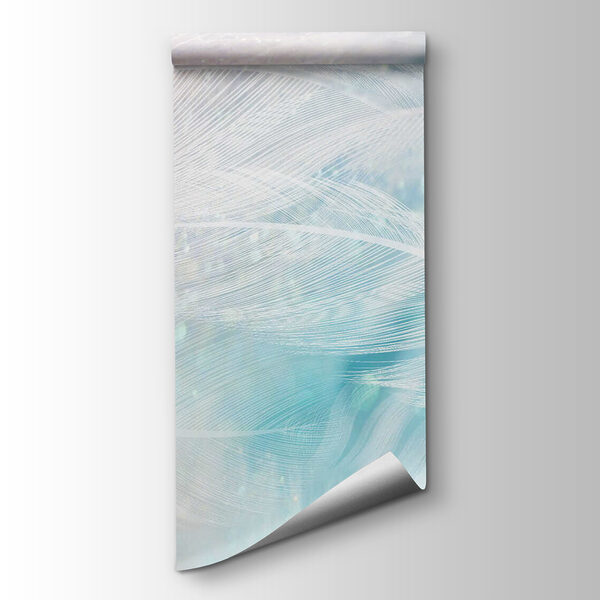 Delicate feathers in soft hues