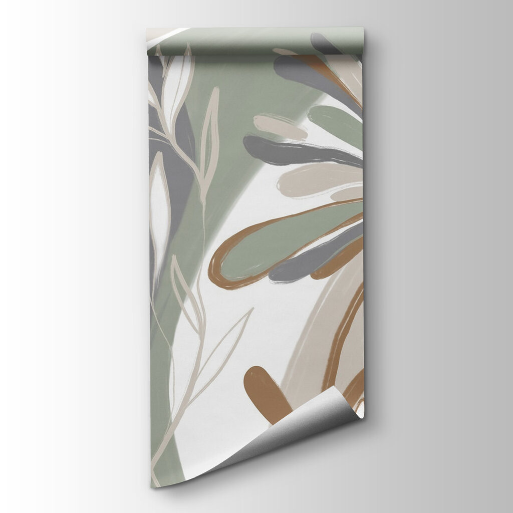 Nature-inspired abstract floral design