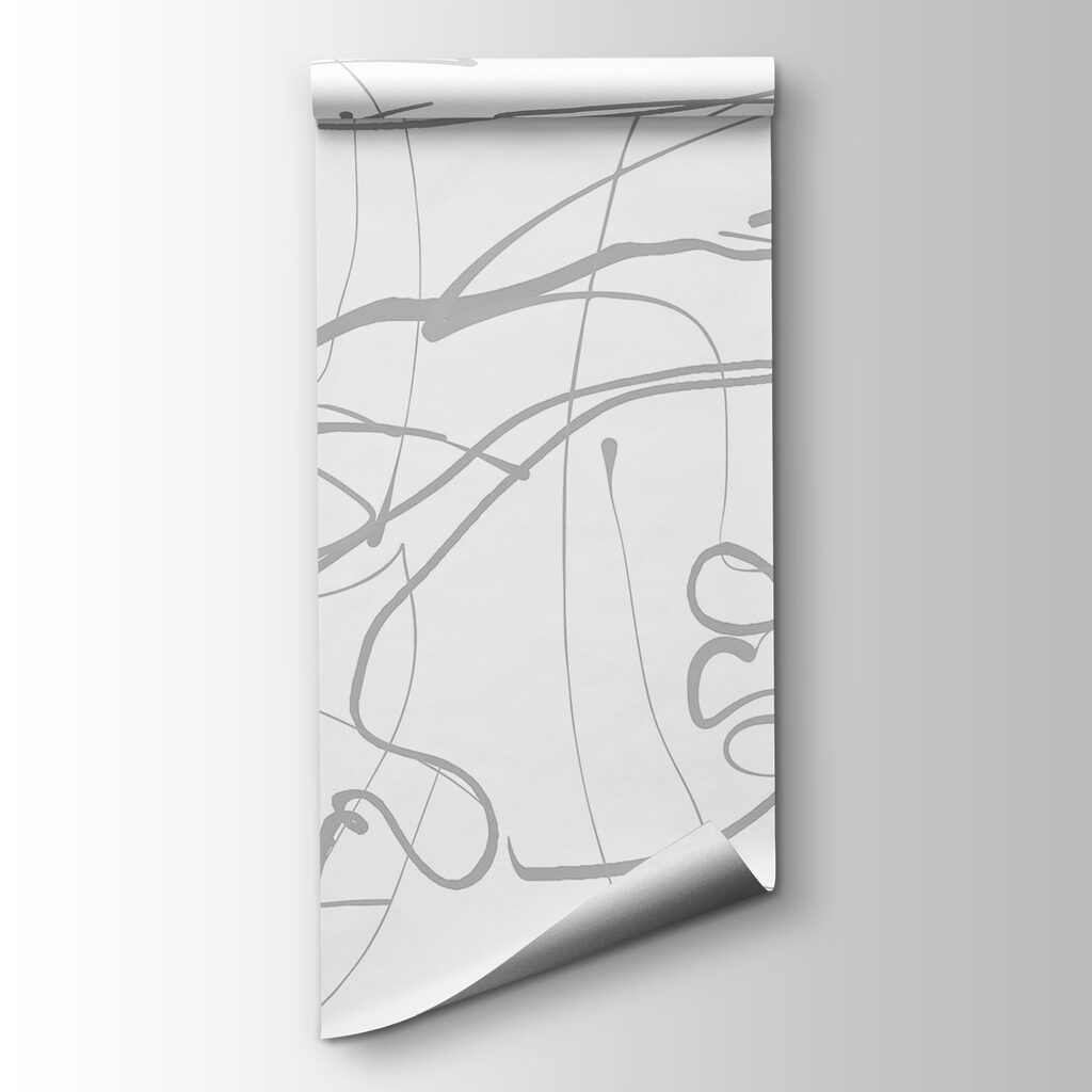 White background with gray lines