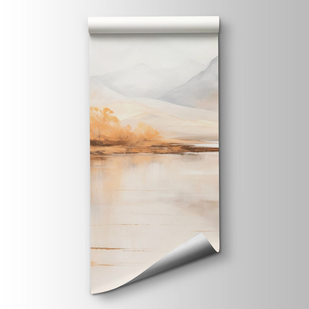 Water and mountains in the distance Water and mountains in the distance