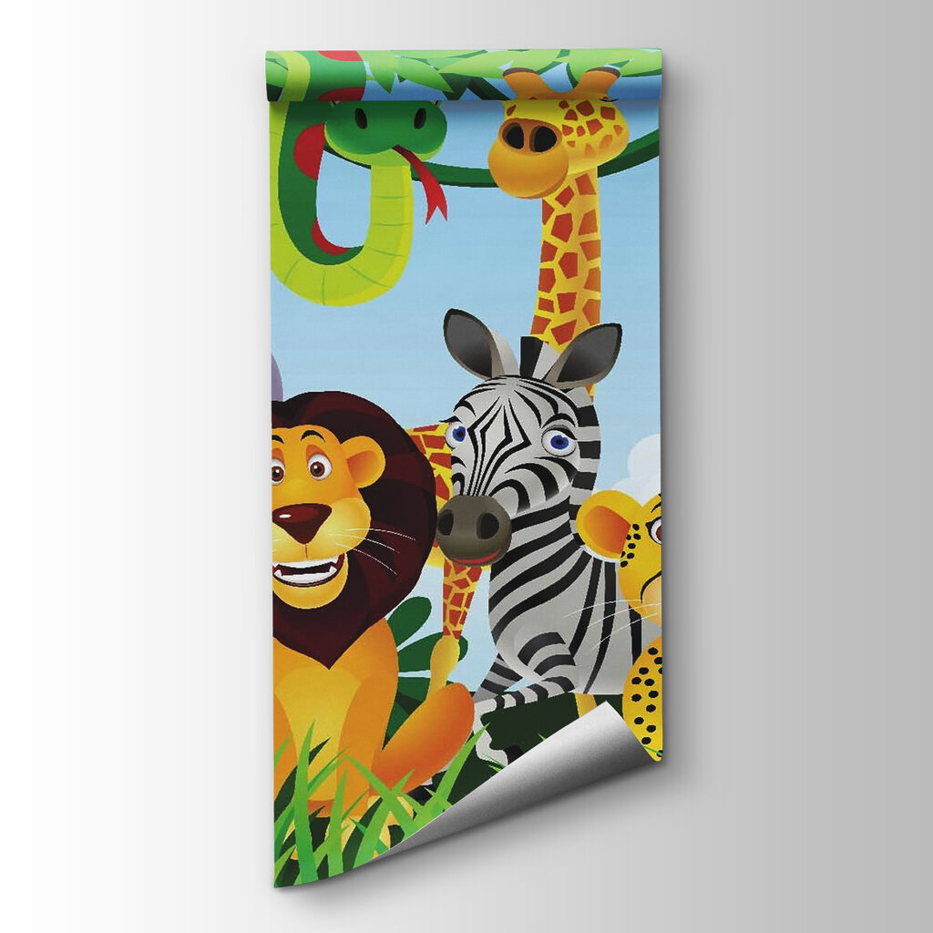 Group of animals in the jungle