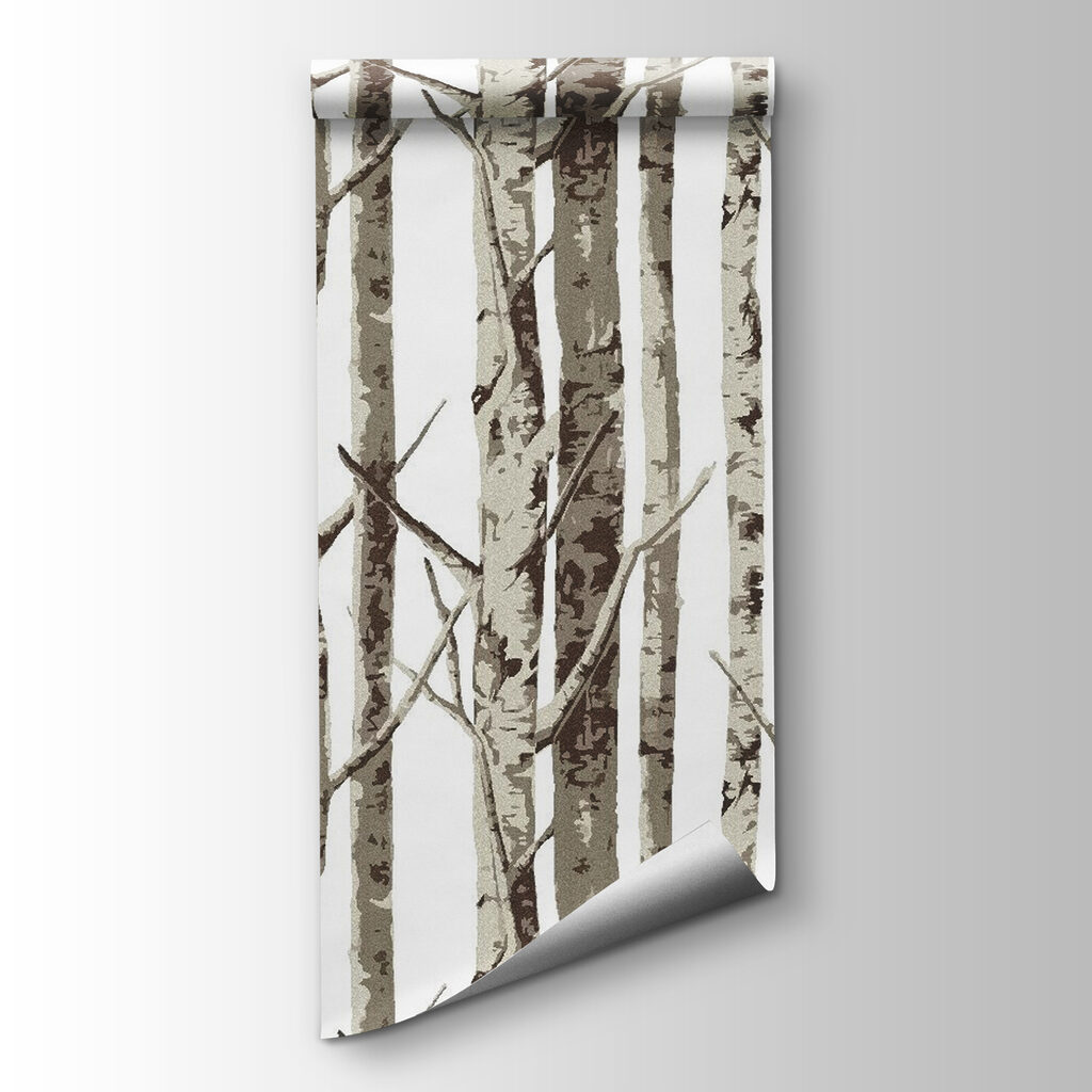 Group of trees with no leaves