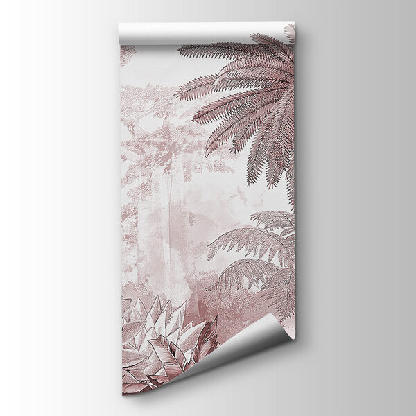 A group of trees and plants