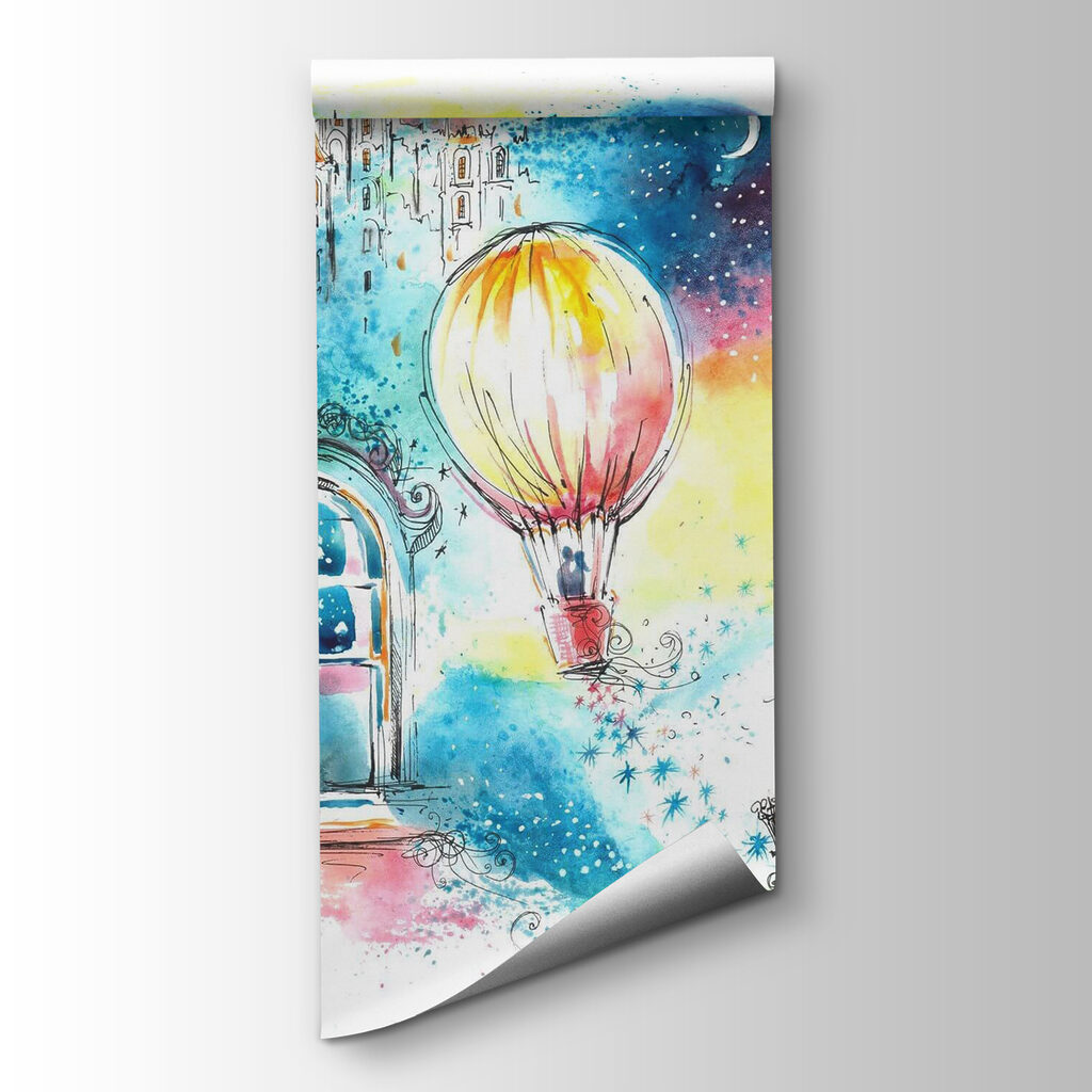 Hot air balloon in the sky Hot air balloon in the sky