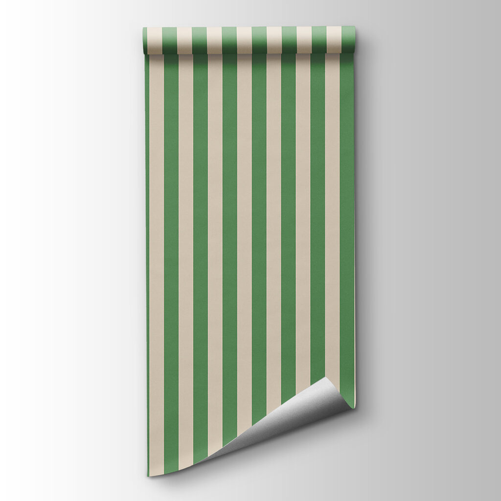 Green and beige striped background Green and beige striped background