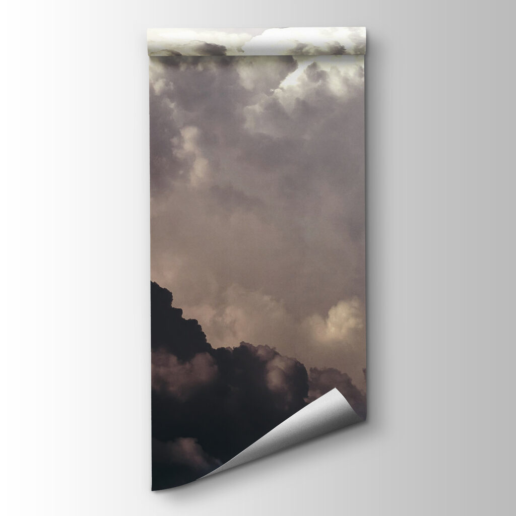 Cloudy sky with many clouds