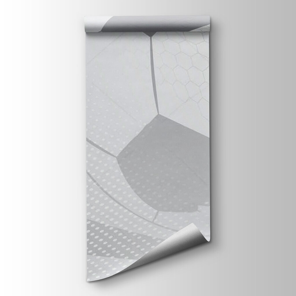 White football ball with a white background