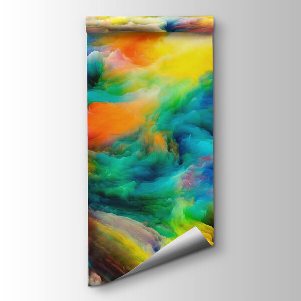 Colorful cloud of paint Colorful cloud of paint