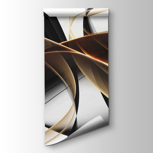 Black and white swirls