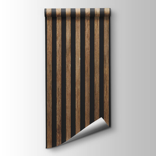 Wooden slats on a dark background Wooden slats on a dark background