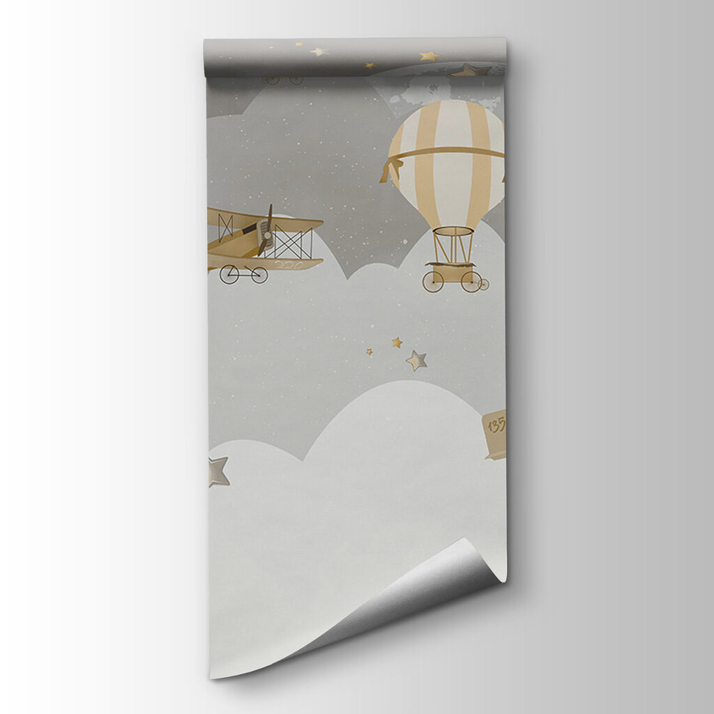 Group of airplanes in the sky