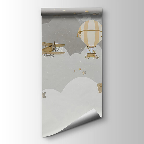 Group of airplanes in the sky