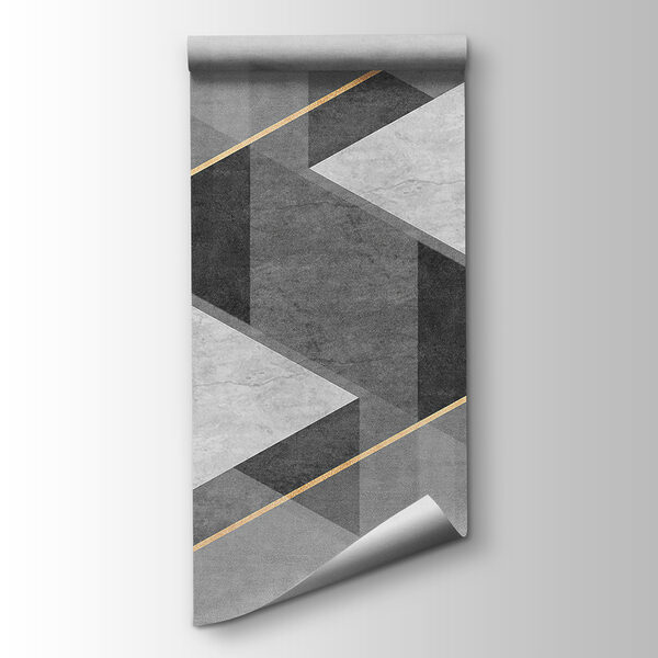 Grey and white geometrical design Grey and white geometrical design