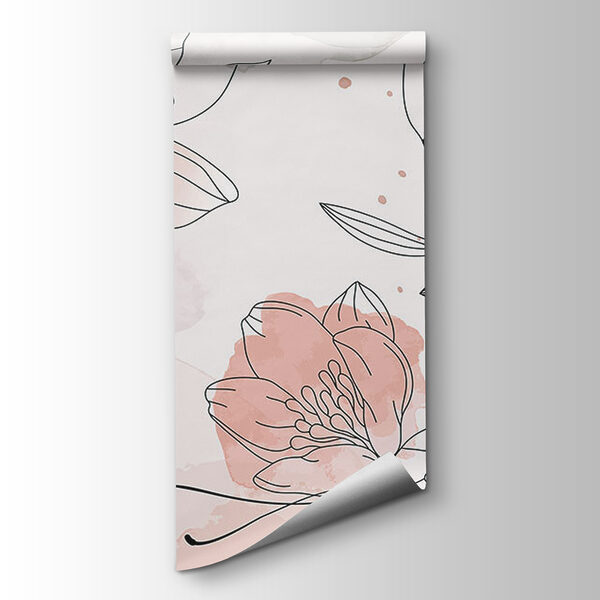 Drawing of flowers and leaves