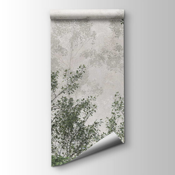 Group of trees with green leaves