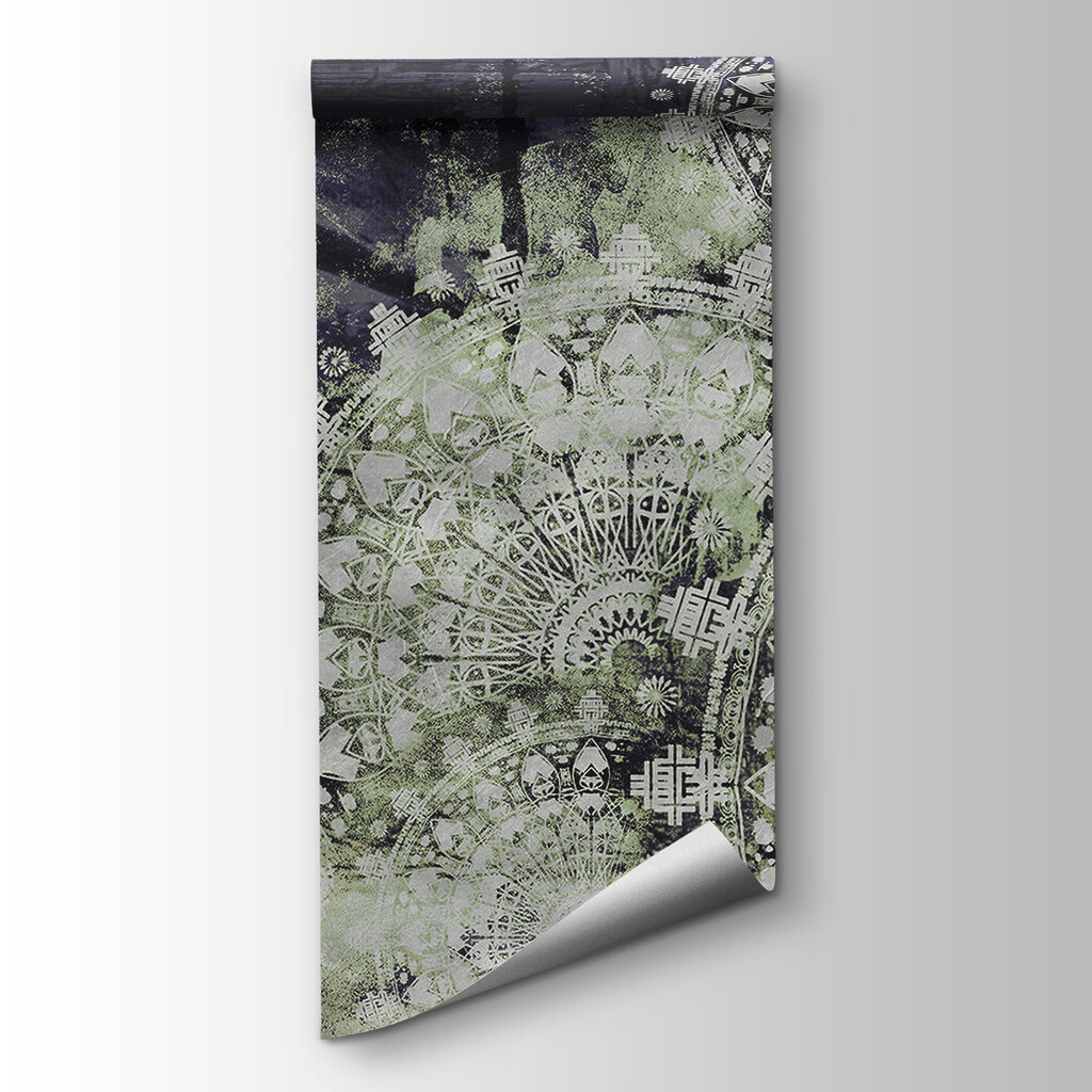Abstract patterns in muted colors