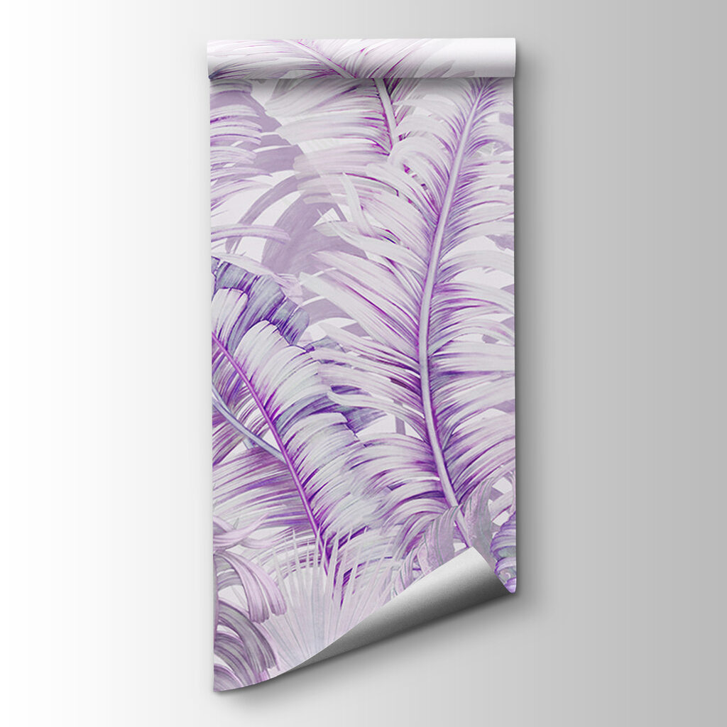Delicate purple fern pattern design Delicate purple fern pattern design