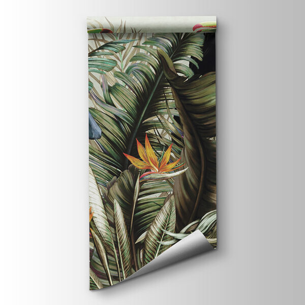 Group of birds on a plant Group of birds on a plant