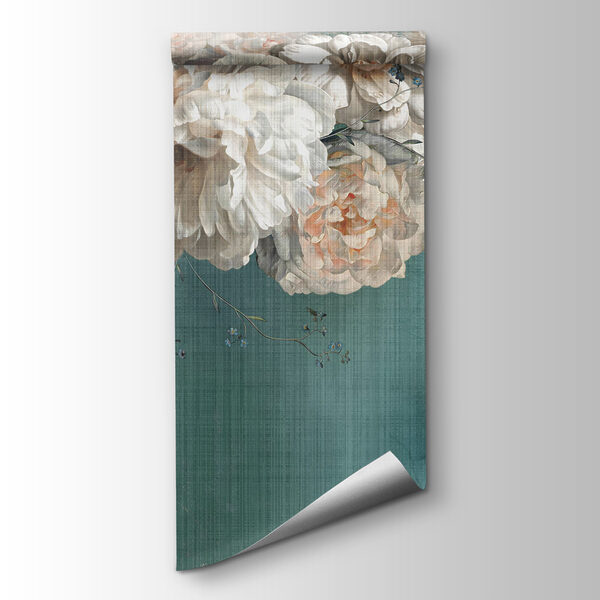 Painting of white flowers Painting of white flowers