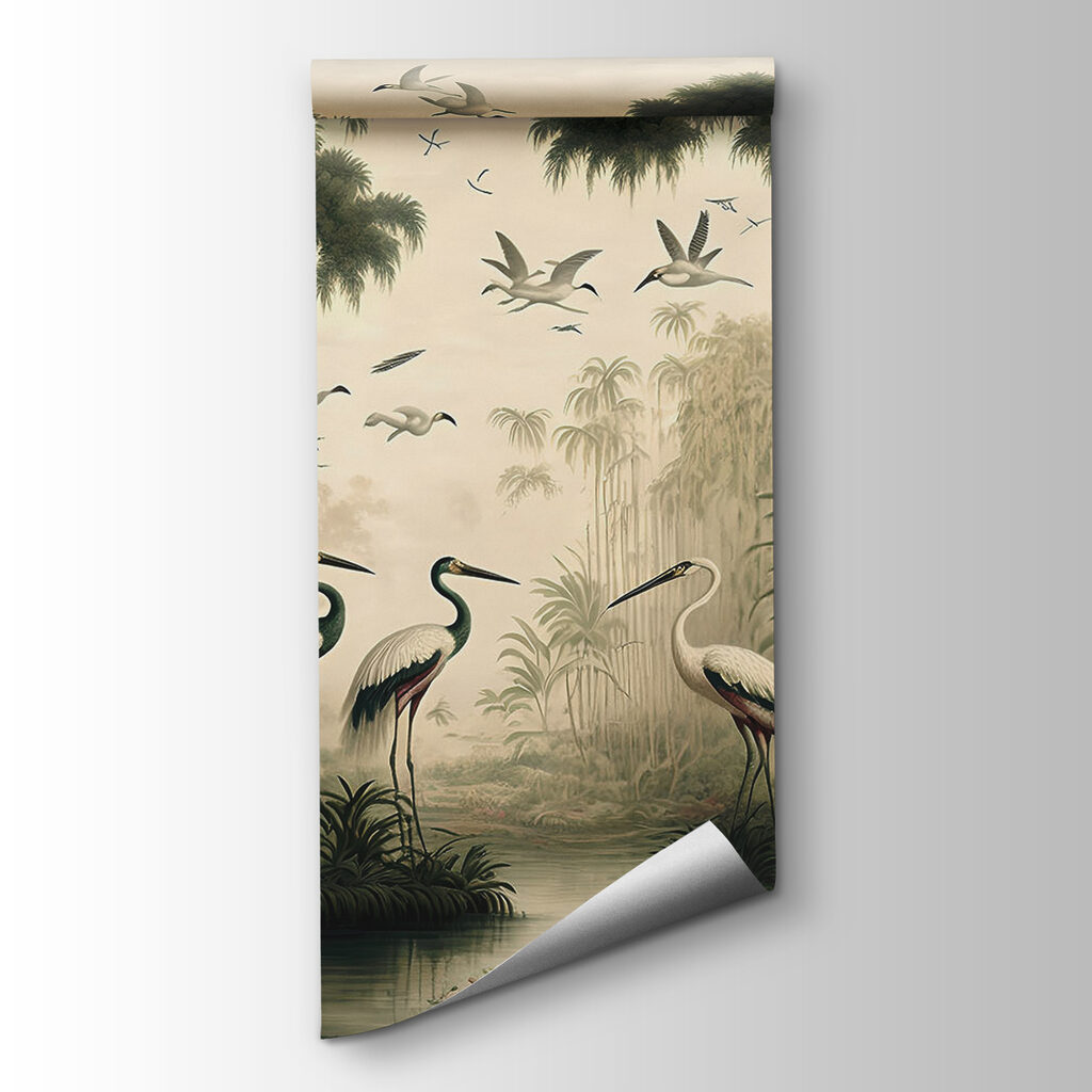 Birds in a river Birds in a river