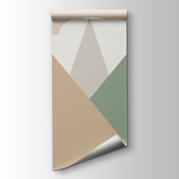 Mountain range with clouds