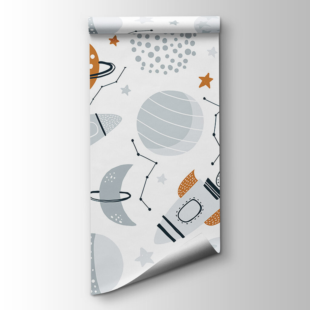 Pattern of planets and rockets Pattern of planets and rockets