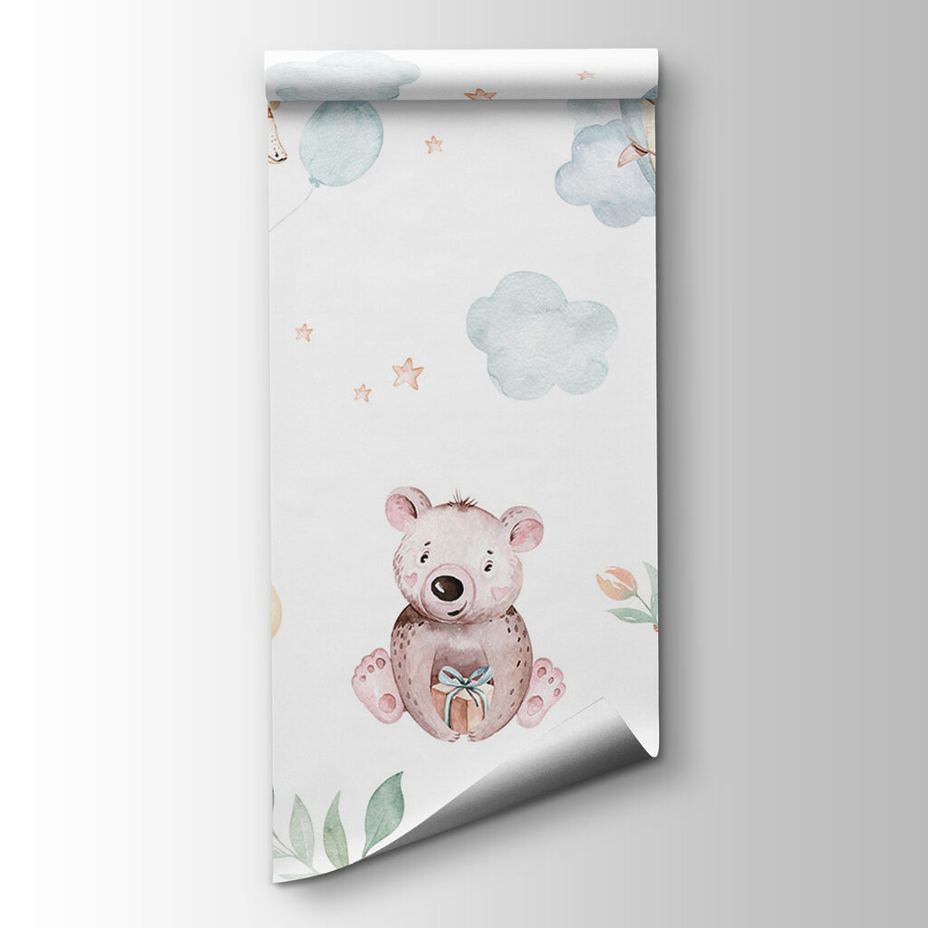 Set of watercolor animals