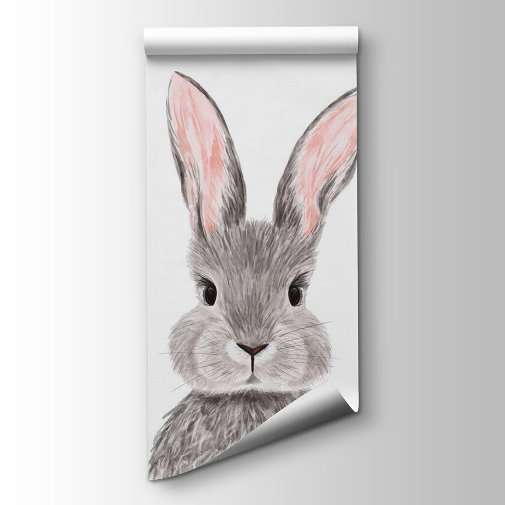 Adorable rabbit with soft fur Adorable rabbit with soft fur