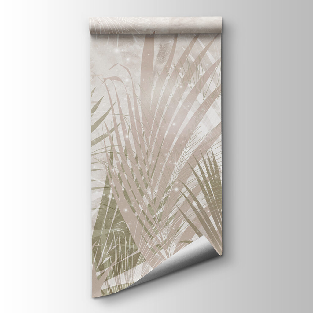 Soft foliage in muted tones