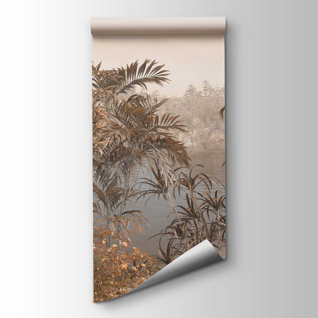 A swamp with plants and flowers A swamp with plants and flowers