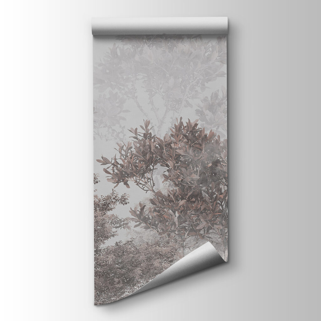 A group of trees with leaves A group of trees with leaves