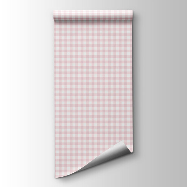 A pink and white checkered pattern
