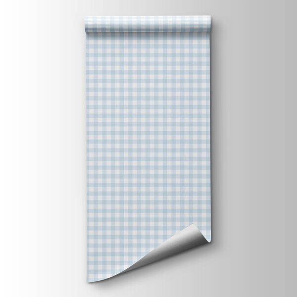 A blue and white checkered pattern